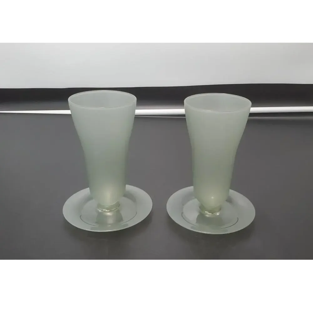 VINTAGE Tupperware Dessert Dishes, (Set of 2)  w/Base NO LIDS 755 754